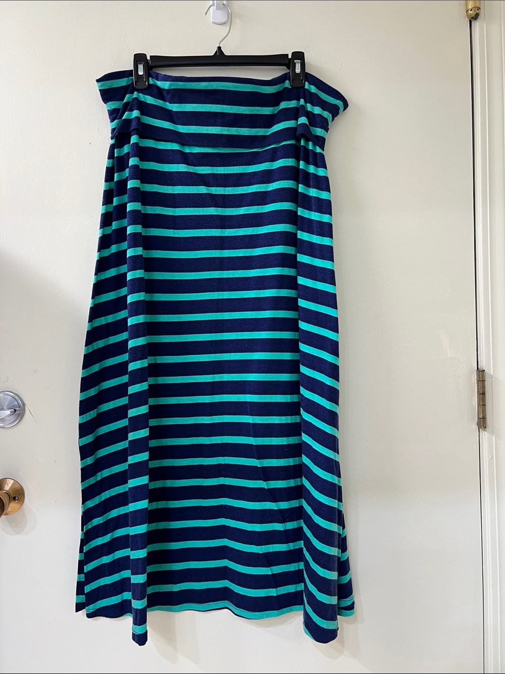 Mossimo Supply Co. Maxi Skirt - EUC - navy blue/teal - XL